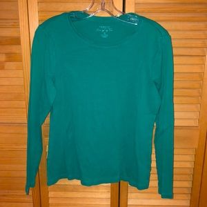 Green-blue long sleeve